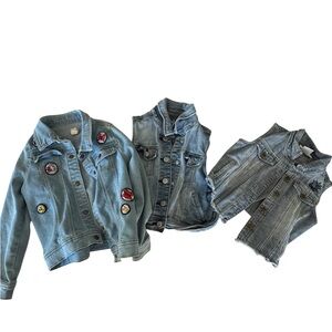 Denim Jacket/Vest Bundle (3‎ Pieces) – Size 7/8